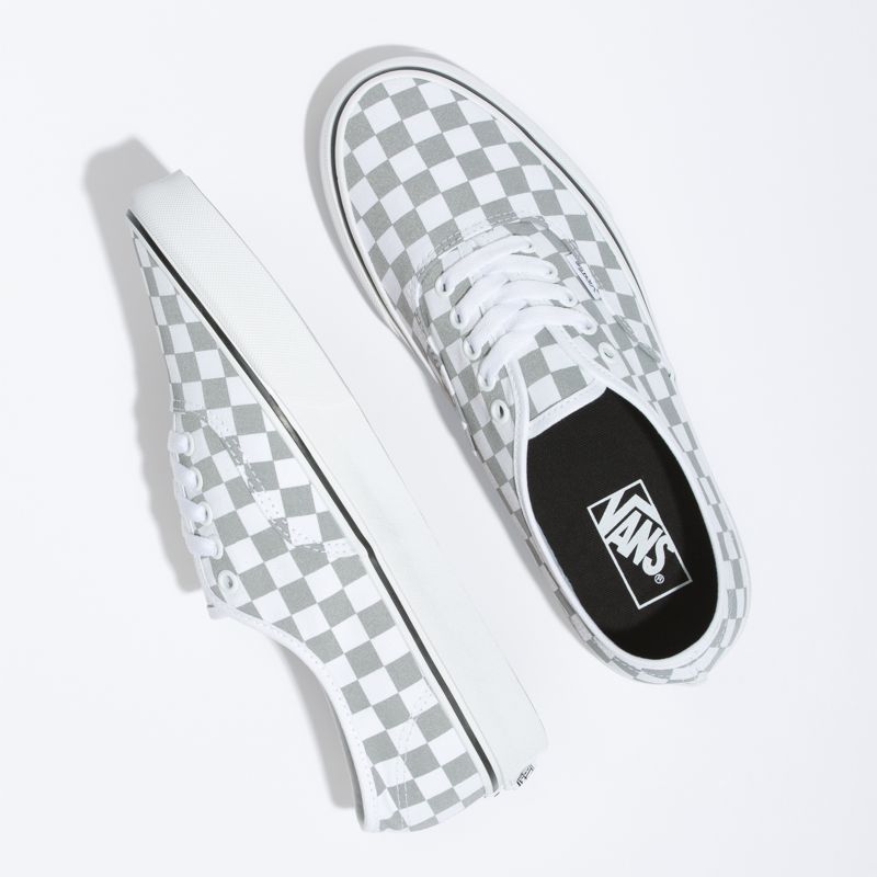 Bajos Vans Authentic Mujer Blancos Negros | Mexico-ZVJ514832