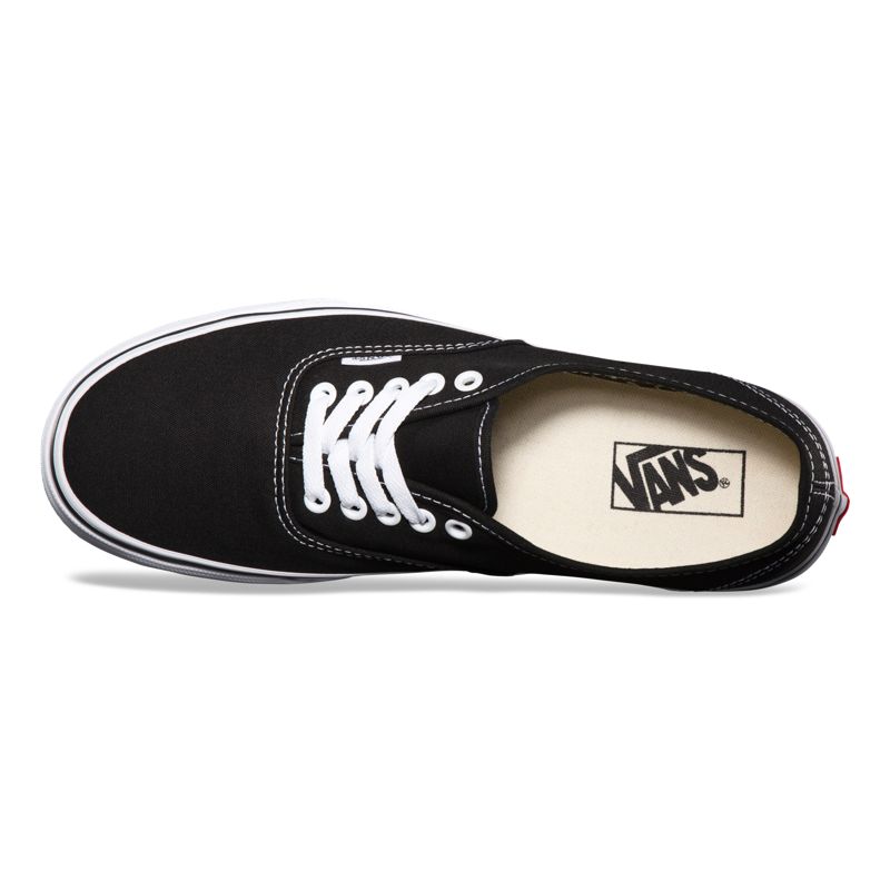 Bajos Vans Authentic Mujer Negros | Mexico-EVG195076