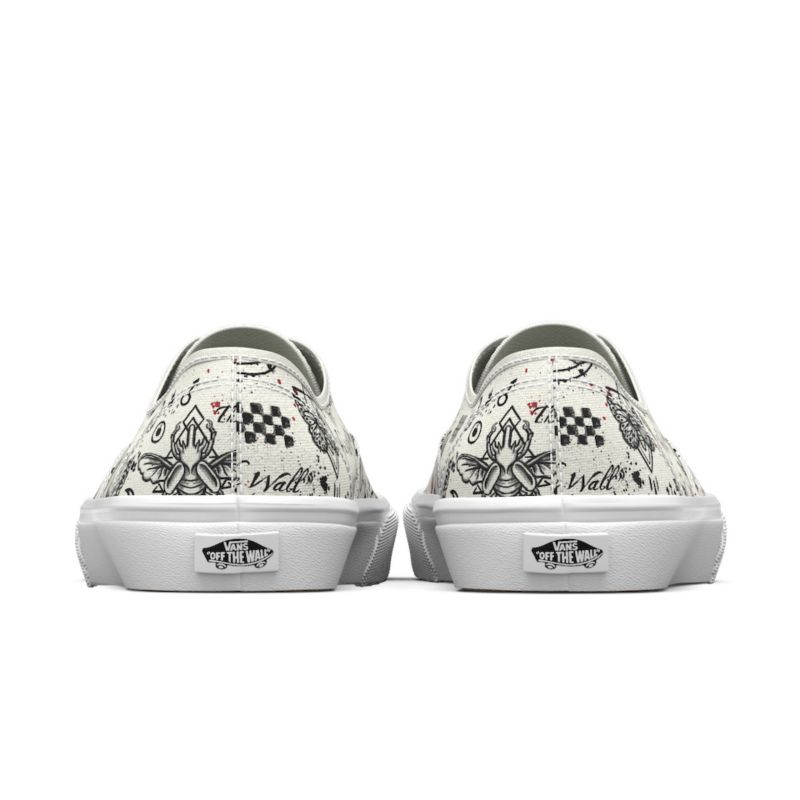 Bajos Vans Authentic Mujer Negros | Mexico-WXA092753