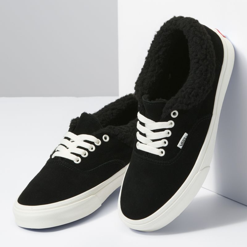 Bajos Vans Authentic Sherpa Mujer Negros | Mexico-GBX603948