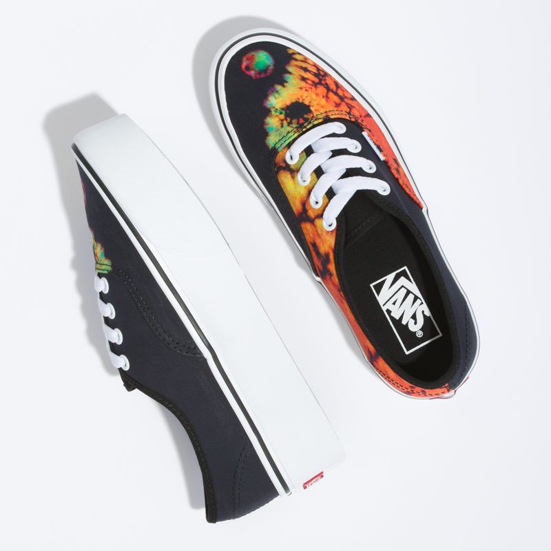 Bajos Vans Authentic Stackform Mujer Negros Multicolor | Mexico-DBE503198