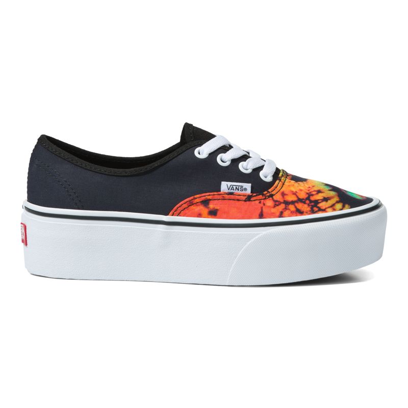 Bajos Vans Authentic Stackform Mujer Negros Multicolor | Mexico-DBE503198