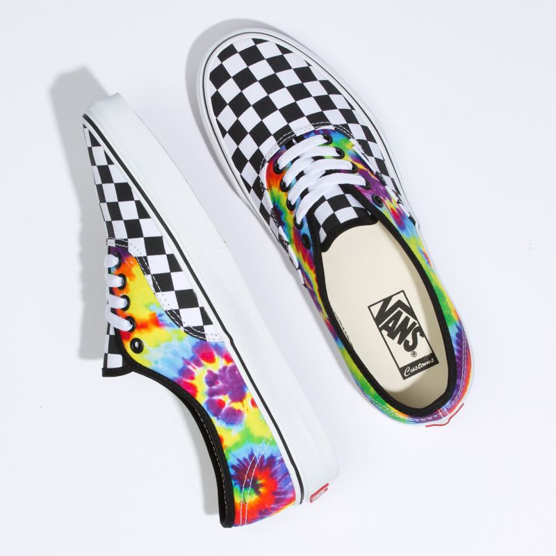 Bajos Vans Checkerboard Authentic Hombre Multicolor | Mexico-RMX350714