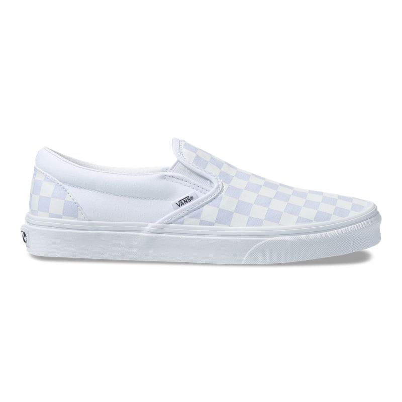 Bajos Vans Checkerboard Hombre Blancos | Mexico-KCG687450