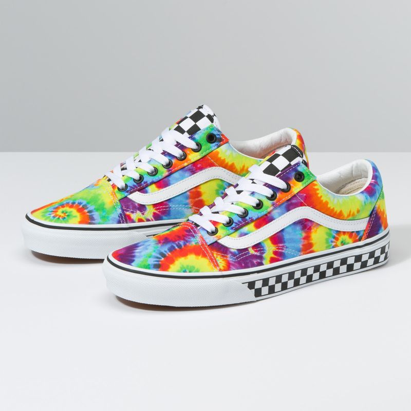 Bajos Vans Checkerboard Old Skool Hombre Multicolor | Mexico-VLH961270