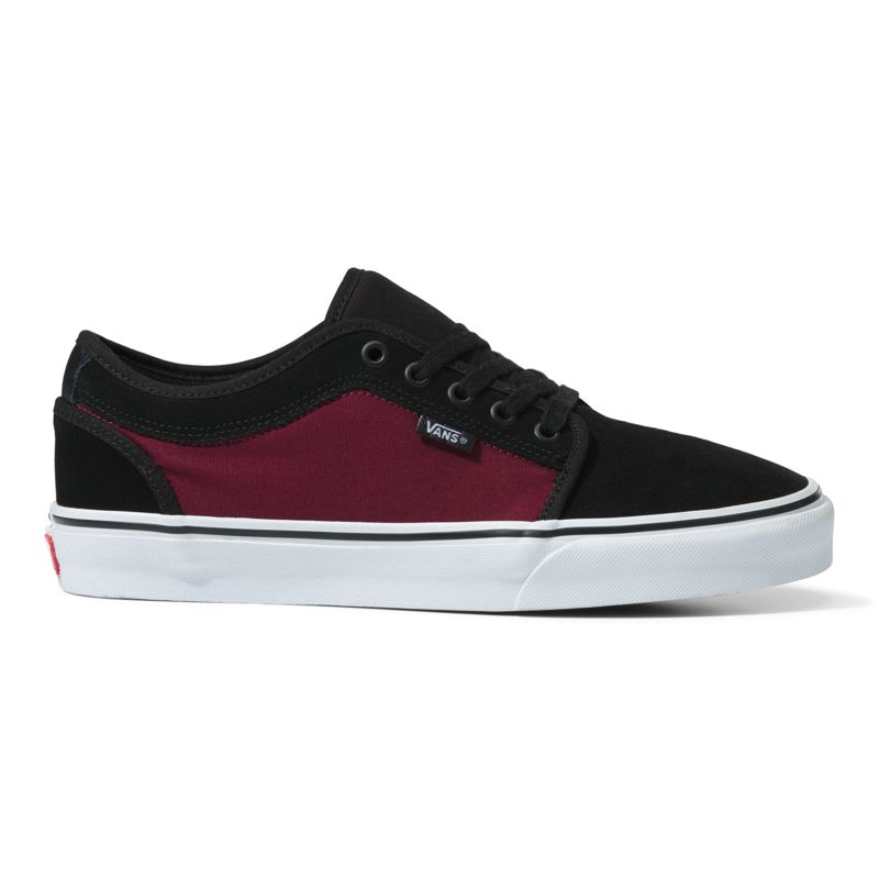 Bajos Vans Chukka Hombre Vino Negros | Mexico-IEO048367