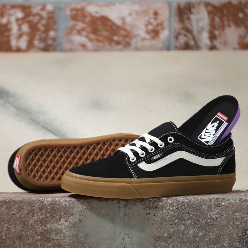 Bajos Vans Chukka Low Sidestripe Mujer Negros | Mexico-CQS780513