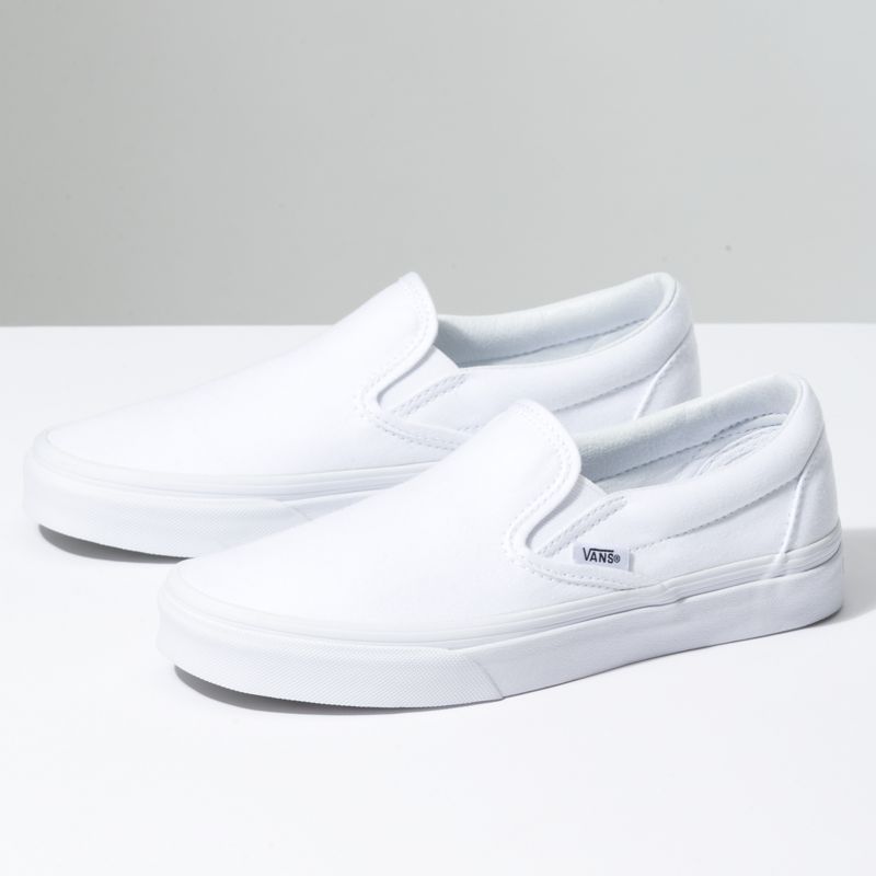 Bajos Vans Classic Anchos Hombre Blancos | Mexico-AVS856214