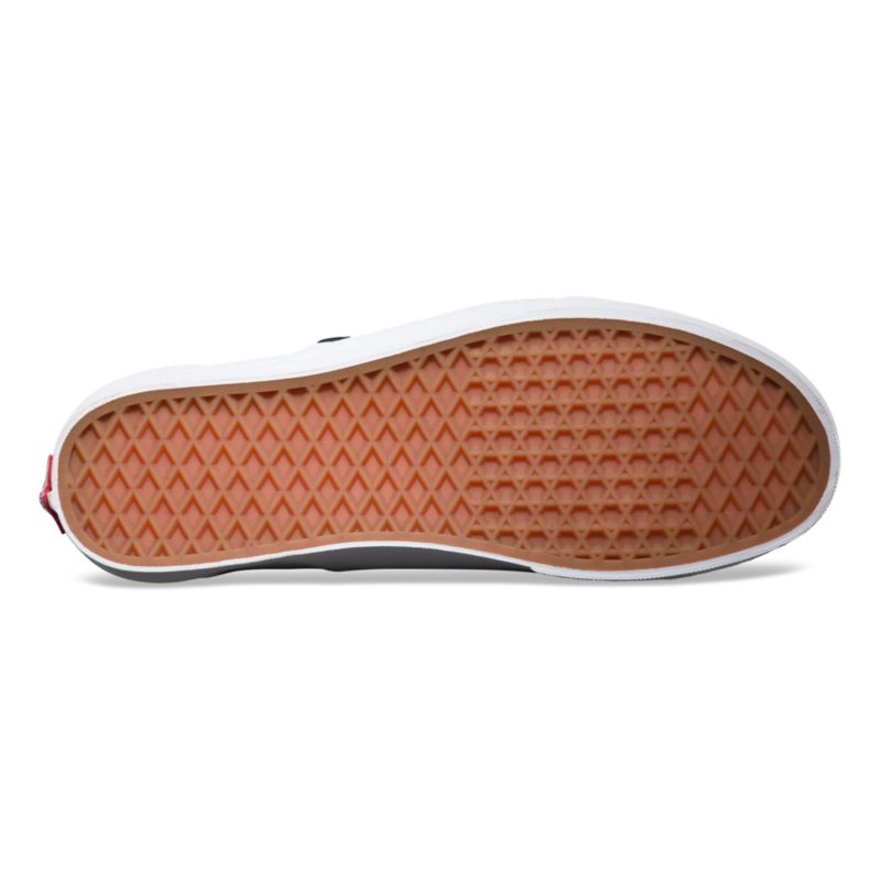 Bajos Vans Classic Anchos Mujer Negros | Mexico-IBE598632