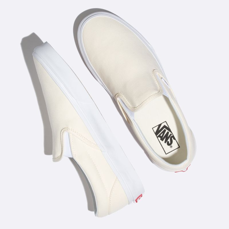 Bajos Vans Classic Hombre Blancos | Mexico-TZW201569