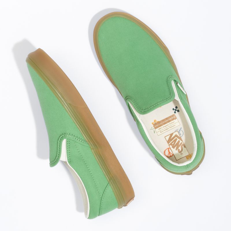 Bajos Vans Classic Hombre Grises Verdes | Mexico-WFP724390