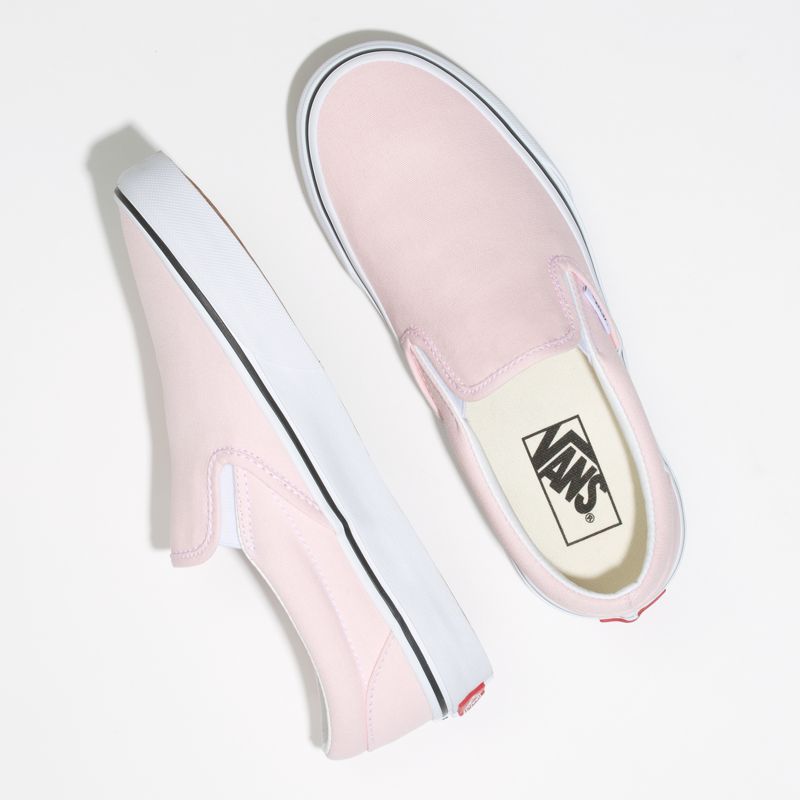 Bajos Vans Classic Hombre Rosas Blancos | Mexico-JTC079845