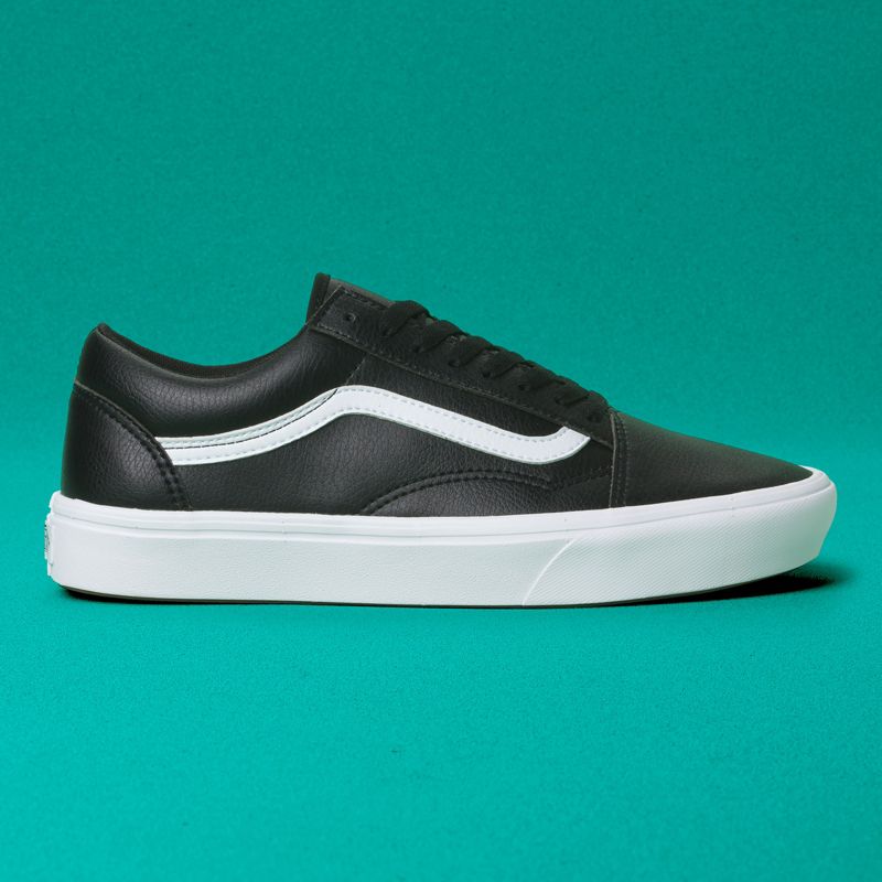 Bajos Vans Classic Tumble ComfyCush Old Skool Mujer Negros | Mexico-KYF750241