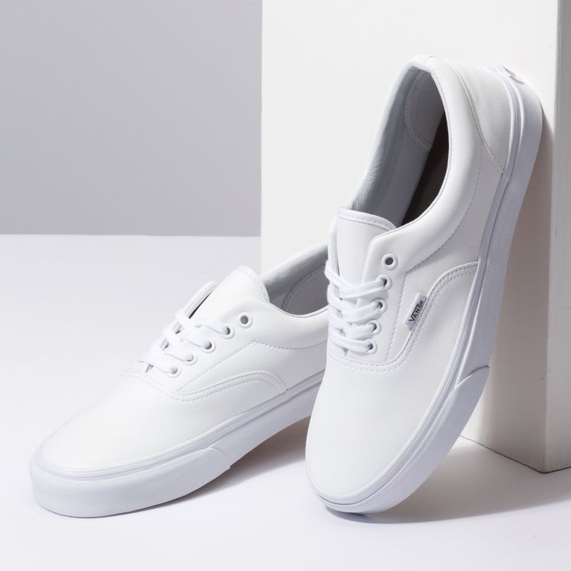 Bajos Vans Classic Tumble Era Hombre Blancos | Mexico-UQS845917