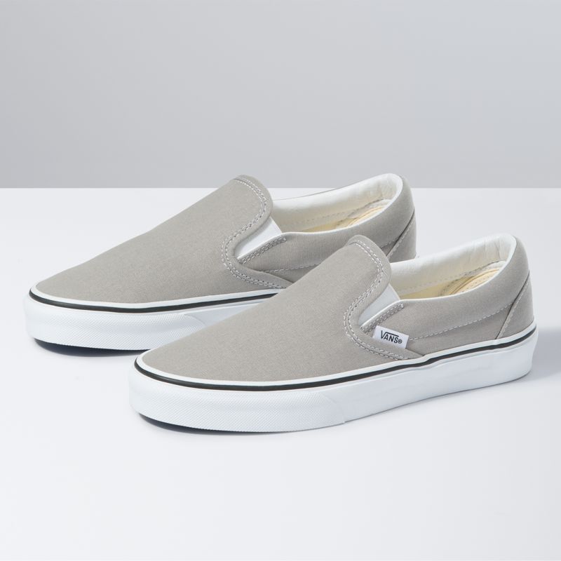 Bajos Vans Classics Hombre Grises Oscuro Blancos | Mexico-CVY951348