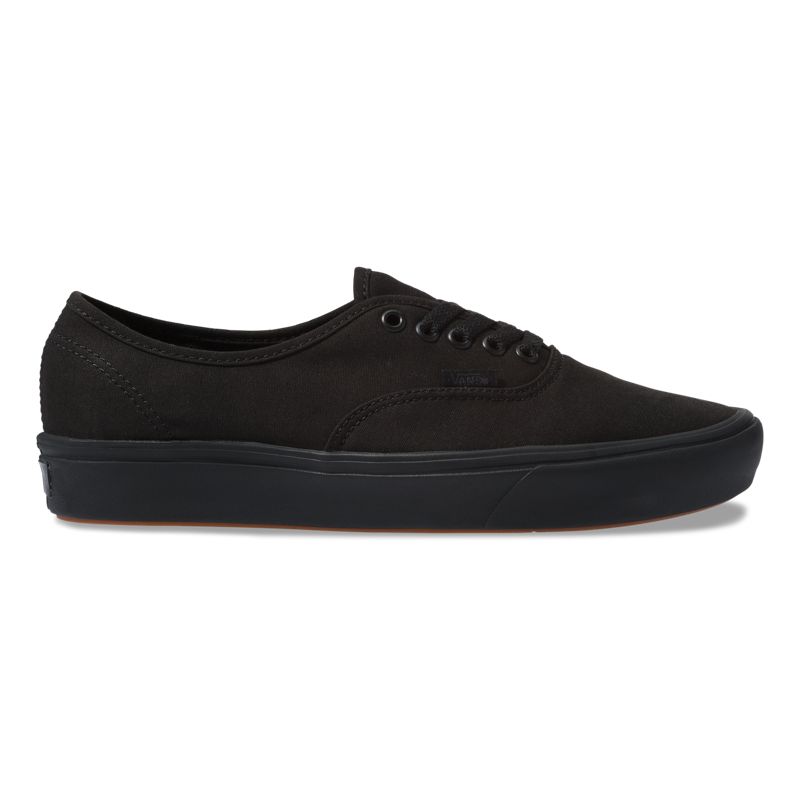 Bajos Vans ComfyCush Authentic Hombre Negros | Mexico-XKY058732