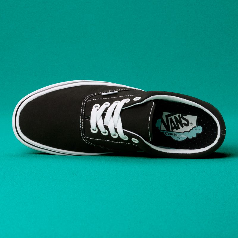 Bajos Vans ComfyCush Era Hombre Negros Blancos | Mexico-QOU923570