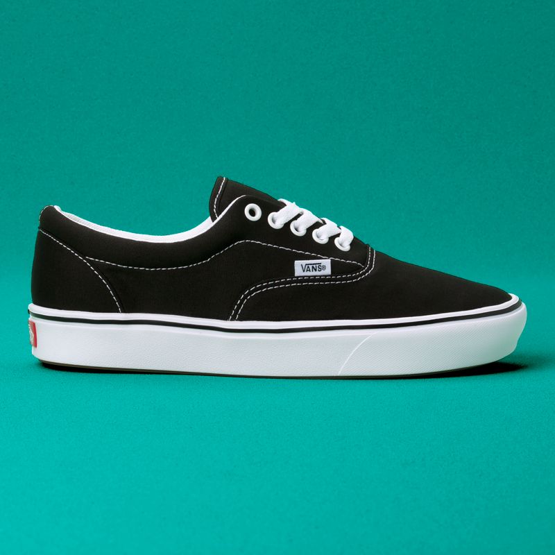 Bajos Vans ComfyCush Era Mujer Negros Blancos | Mexico-UFQ814039