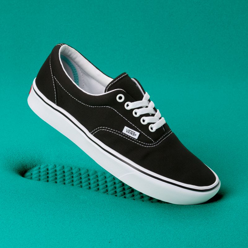 Bajos Vans ComfyCush Era Mujer Negros Blancos | Mexico-UFQ814039