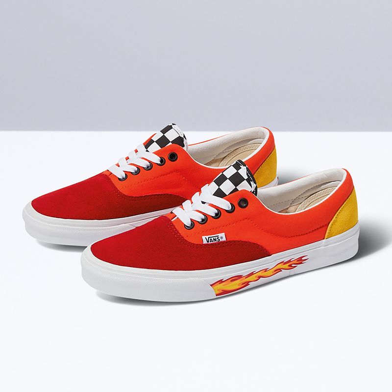 Bajos Vans Era Hombre Rojos | Mexico-JNL940186