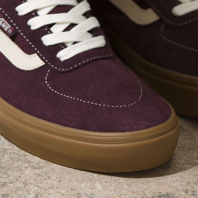 Bajos Vans Gamuza Gum Kyle Walker Hombre Vino | Mexico-NPI842309