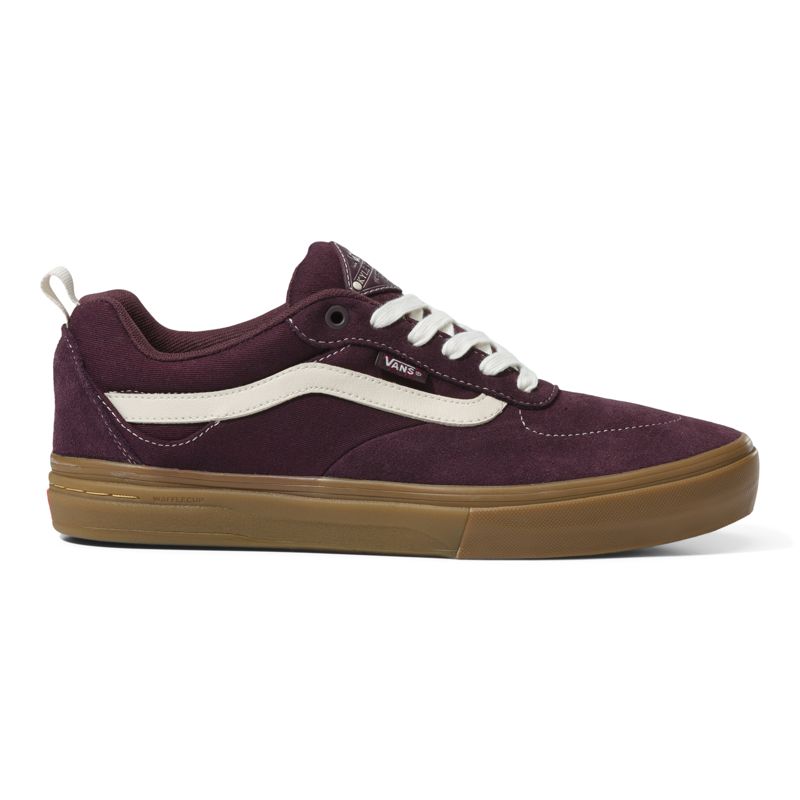 Bajos Vans Gamuza Gum Kyle Walker Hombre Vino | Mexico-NPI842309