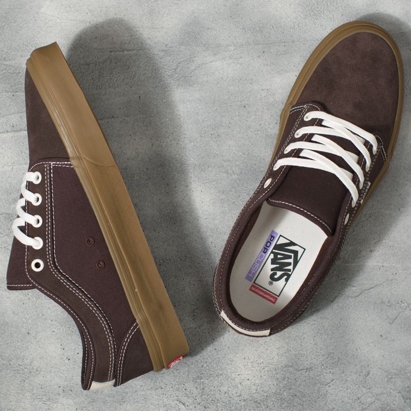 Bajos Vans Gamuza Gum Skate Chukka Hombre Chocolate | Mexico-MPS957123