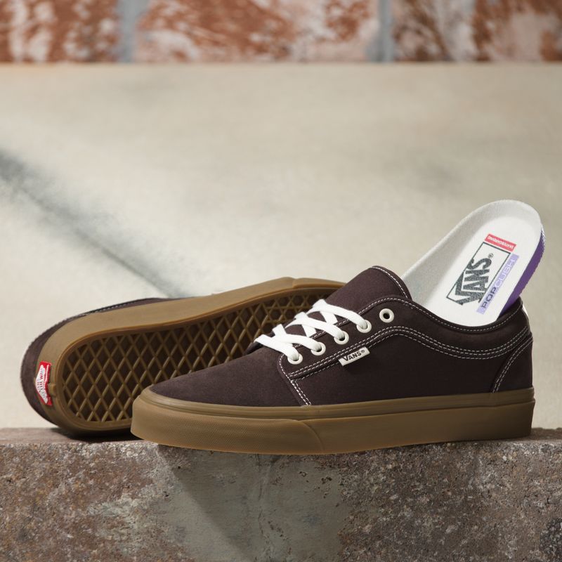 Bajos Vans Gamuza Gum Skate Chukka Hombre Chocolate | Mexico-MPS957123