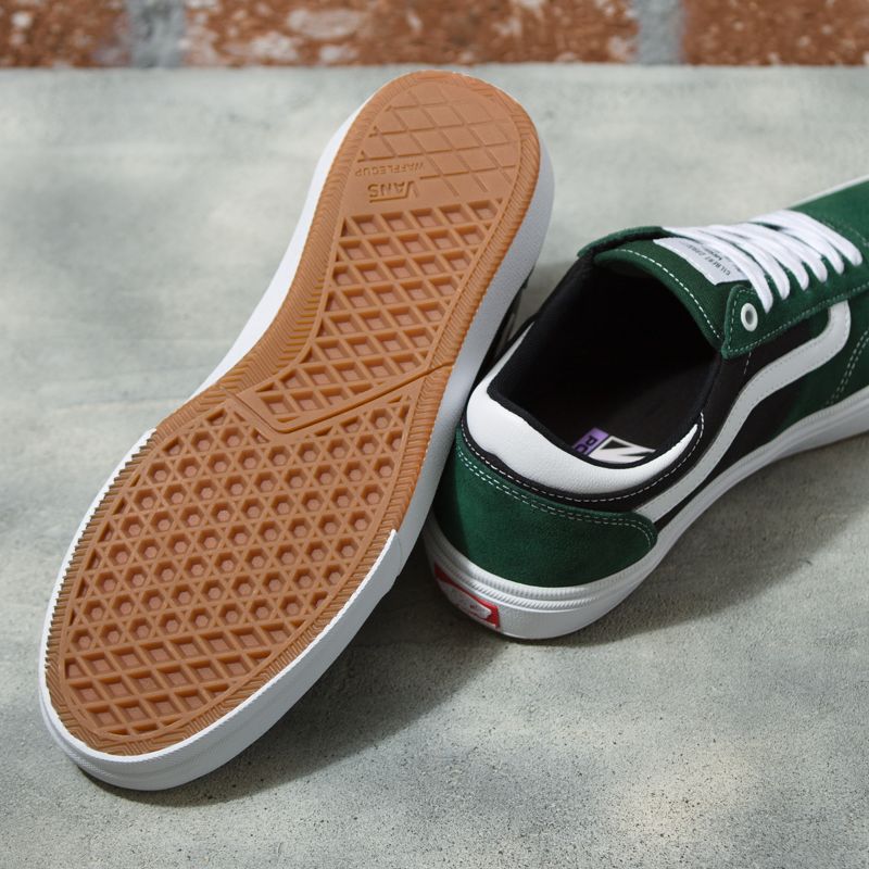 Bajos Vans Gilbert Crockett Hombre Verdes Oscuro Blancos | Mexico-PIC872951