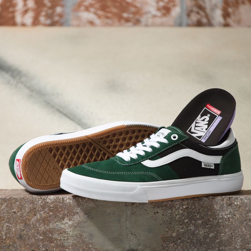 Bajos Vans Gilbert Crockett Hombre Verdes Oscuro Blancos | Mexico-PIC872951