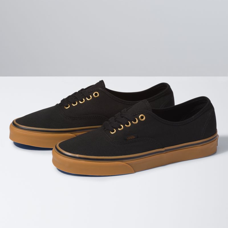 Bajos Vans Gum Authentic Hombre Negros | Mexico-YDM394127