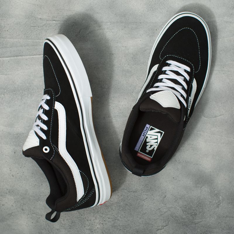 Bajos Vans Kyle Walker Mujer Negros Blancos | Mexico-LSW041967