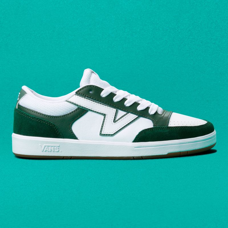 Bajos Vans Lowland CC Hombre Verdes Blancos | Mexico-PHK139027