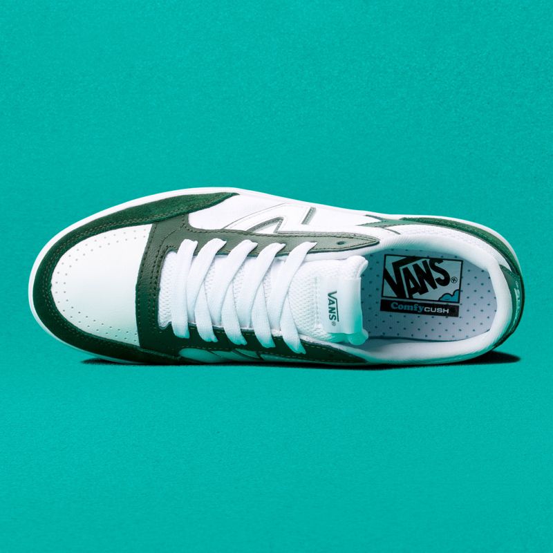 Bajos Vans Lowland CC Hombre Verdes Blancos | Mexico-PHK139027