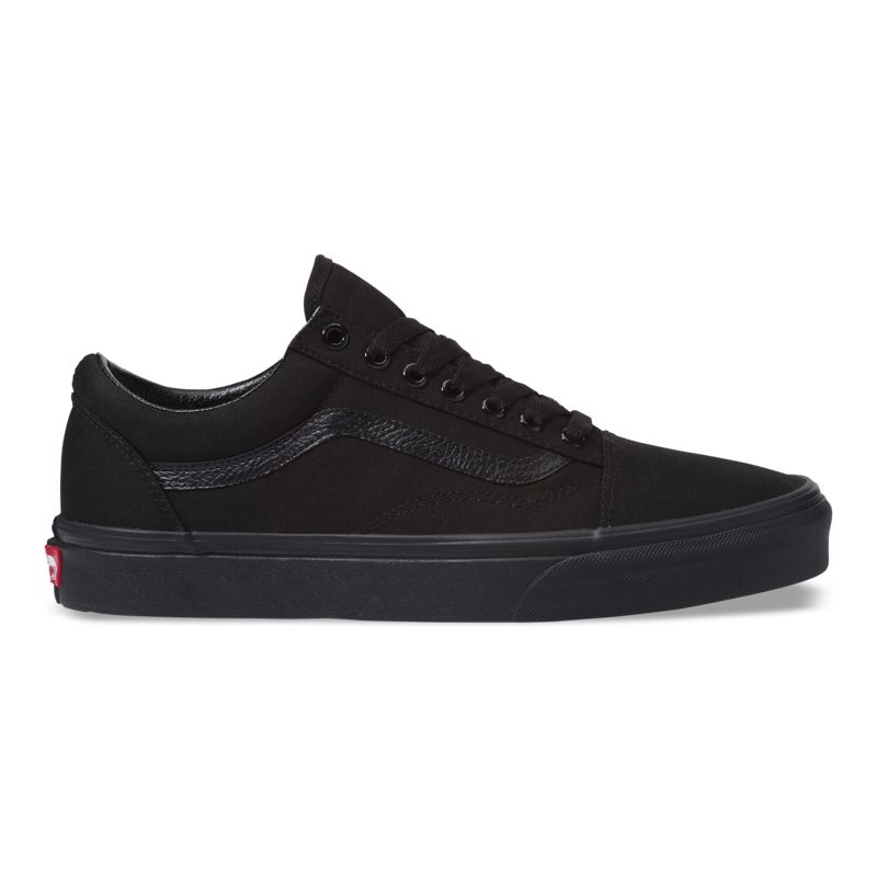 Bajos Vans Old Skool Anchos Hombre Negros | Mexico-OZM793524