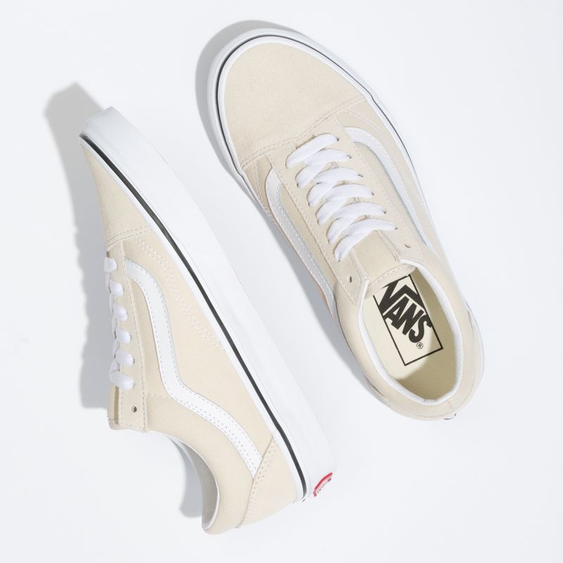 Bajos Vans Old Skool Hombre Blancos | Mexico-EWQ382541