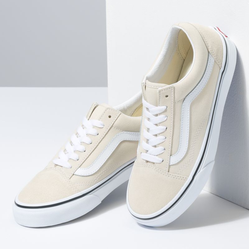 Bajos Vans Old Skool Hombre Blancos | Mexico-EWQ382541