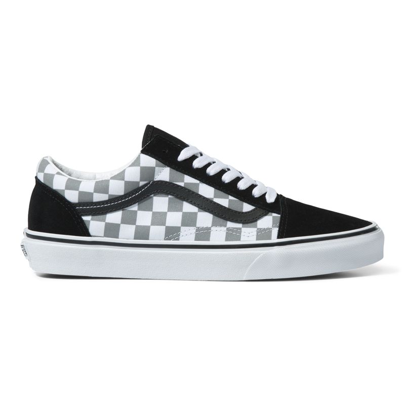 Bajos Vans Old Skool Hombre Blancos Negros | Mexico-UMW842516