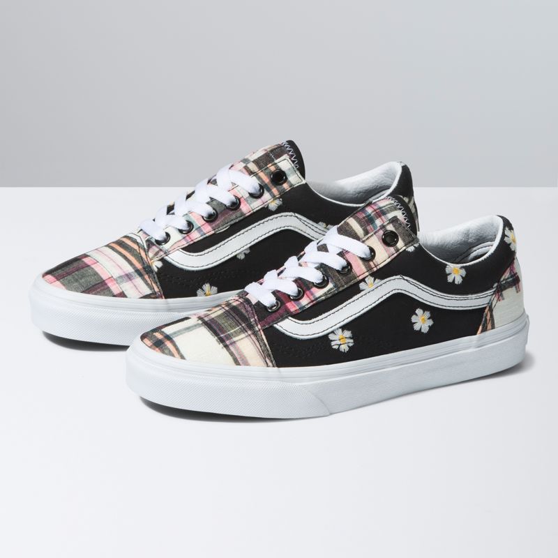 Bajos Vans Old Skool Hombre Flores | Mexico-DUE950436