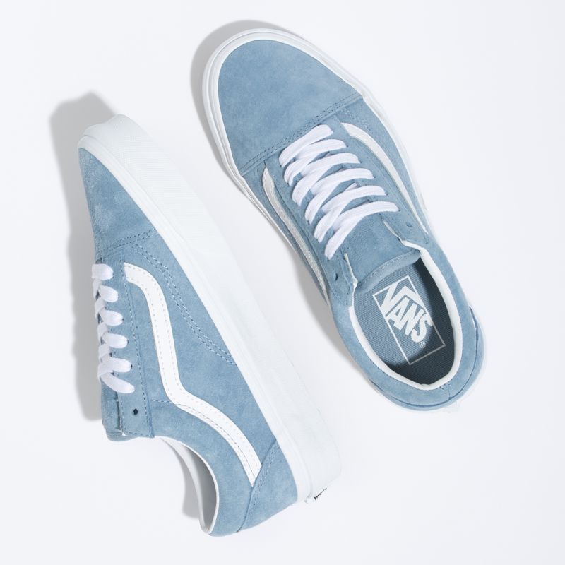 Bajos Vans Old Skool Hombre Grises Azules | Mexico-MEF461352