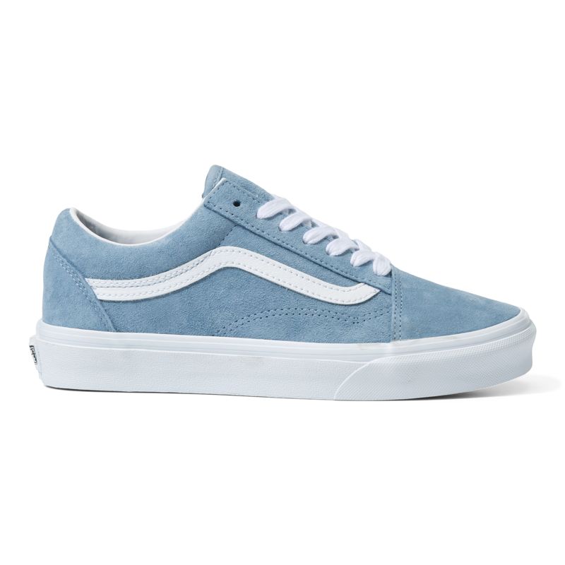 Bajos Vans Old Skool Hombre Grises Azules | Mexico-MEF461352