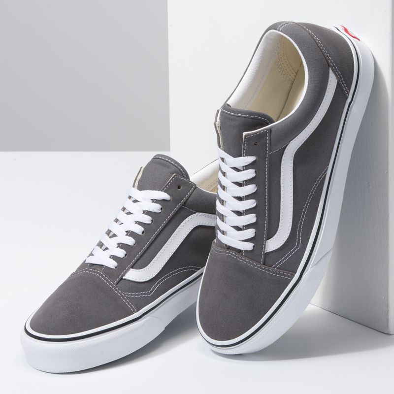 Bajos Vans Old Skool Hombre Grises Oscuro | Mexico-ZQC149286