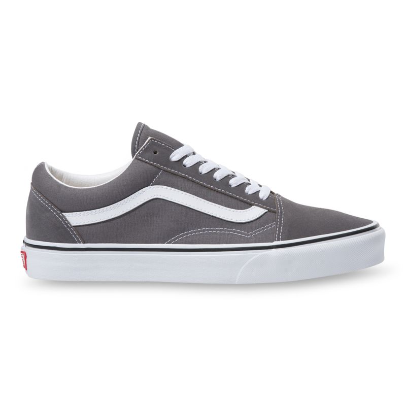 Bajos Vans Old Skool Hombre Grises Oscuro | Mexico-ZQC149286