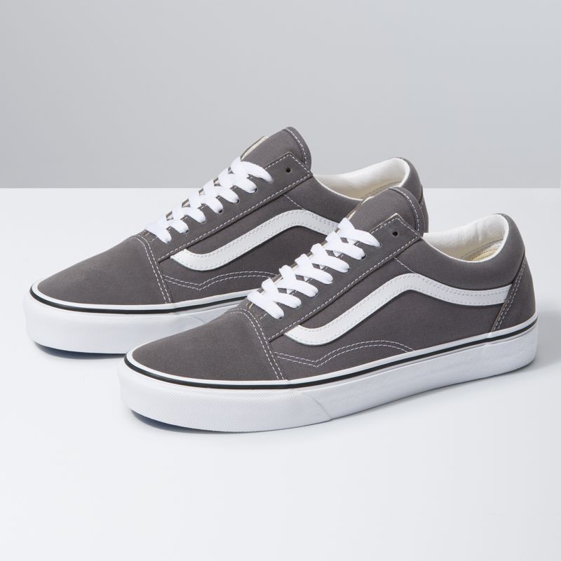 Bajos Vans Old Skool Hombre Grises Oscuro | Mexico-ZQC149286