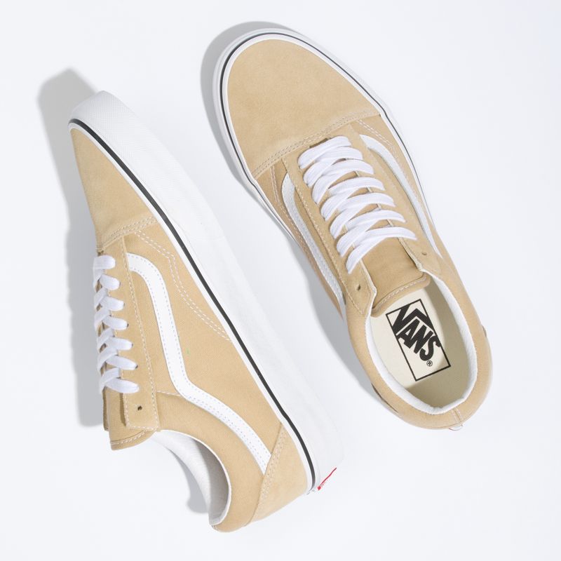 Bajos Vans Old Skool Hombre Kaki | Mexico-WJT802164