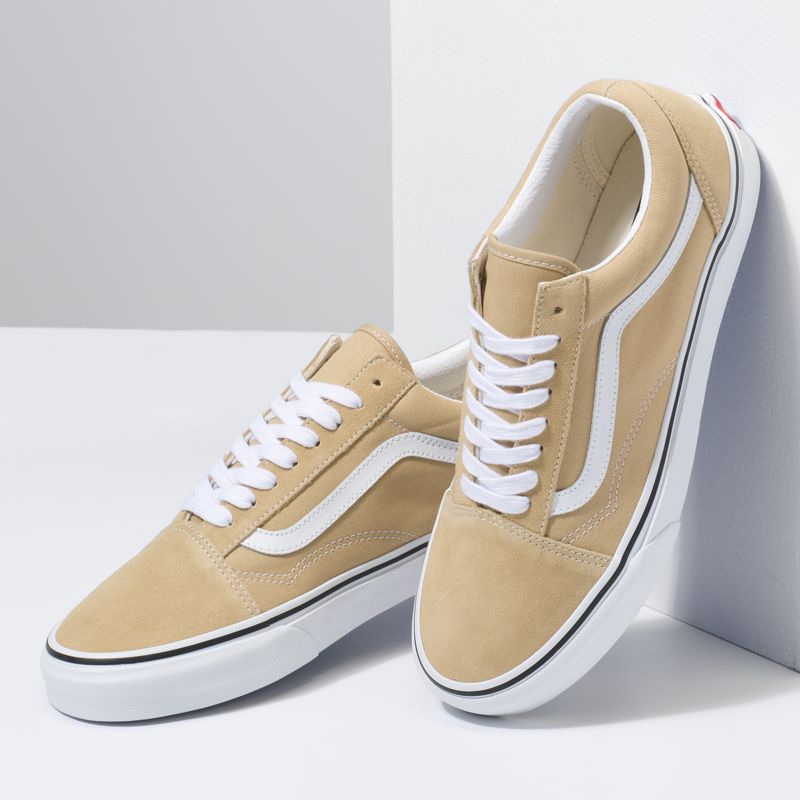 Bajos Vans Old Skool Hombre Kaki | Mexico-WJT802164