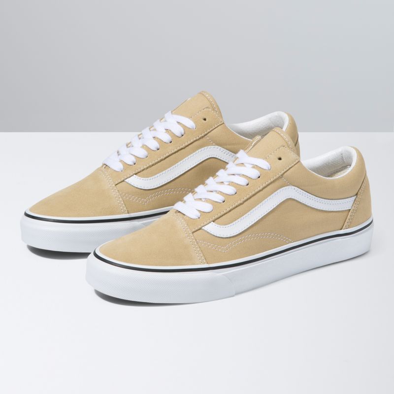 Bajos Vans Old Skool Hombre Kaki | Mexico-WJT802164