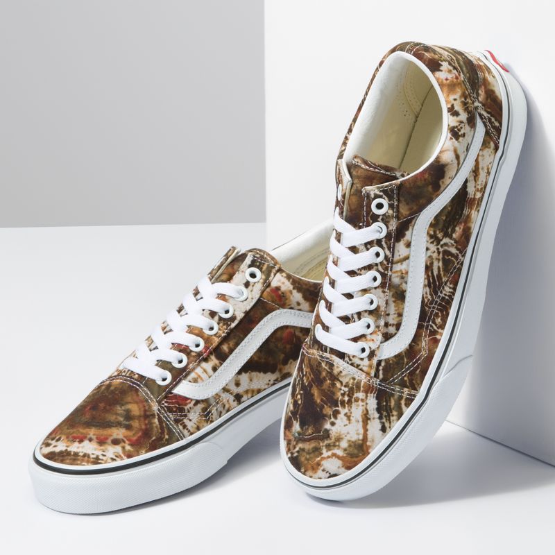 Bajos Vans Old Skool Hombre Marrom | Mexico-LBK536824