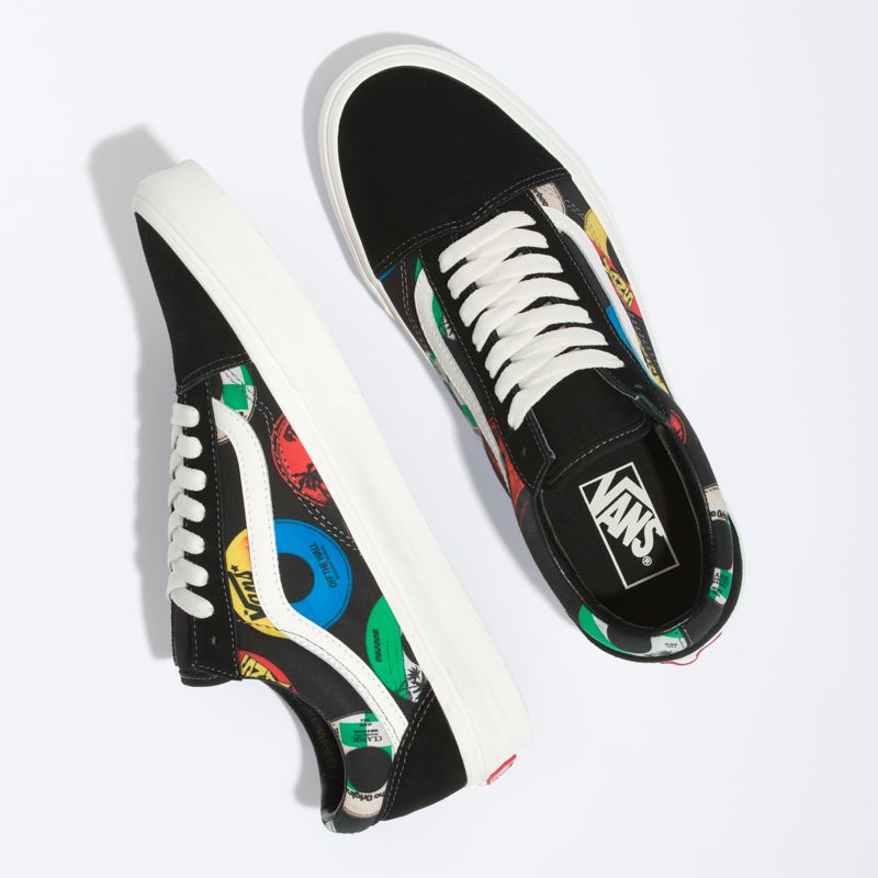 Bajos Vans Old Skool Hombre Negros Multicolor | Mexico-NXT096748