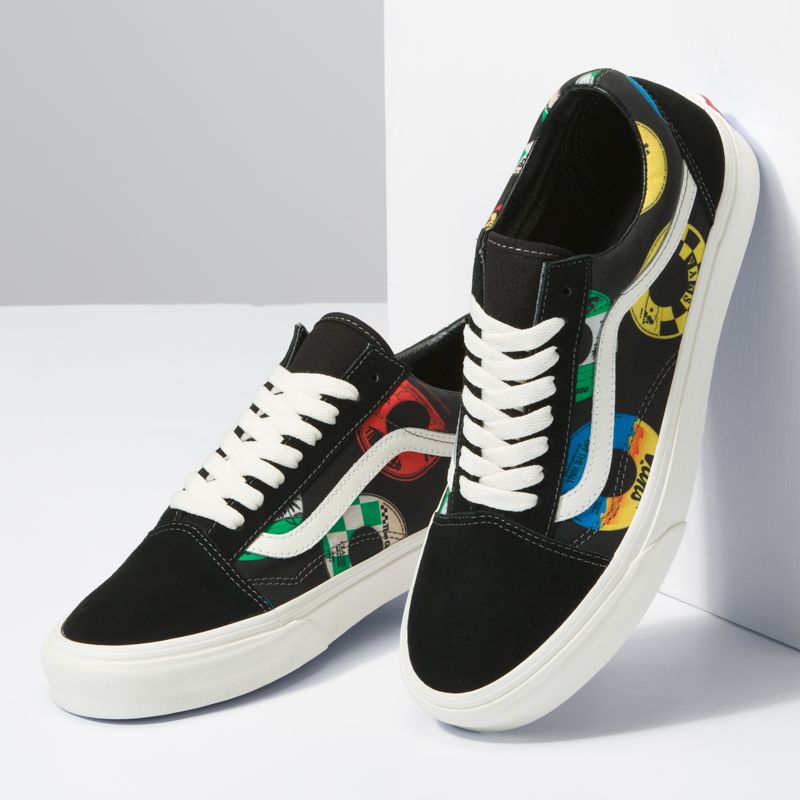 Bajos Vans Old Skool Hombre Negros Multicolor | Mexico-NXT096748